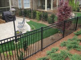 Aluminum Fence Aerial View